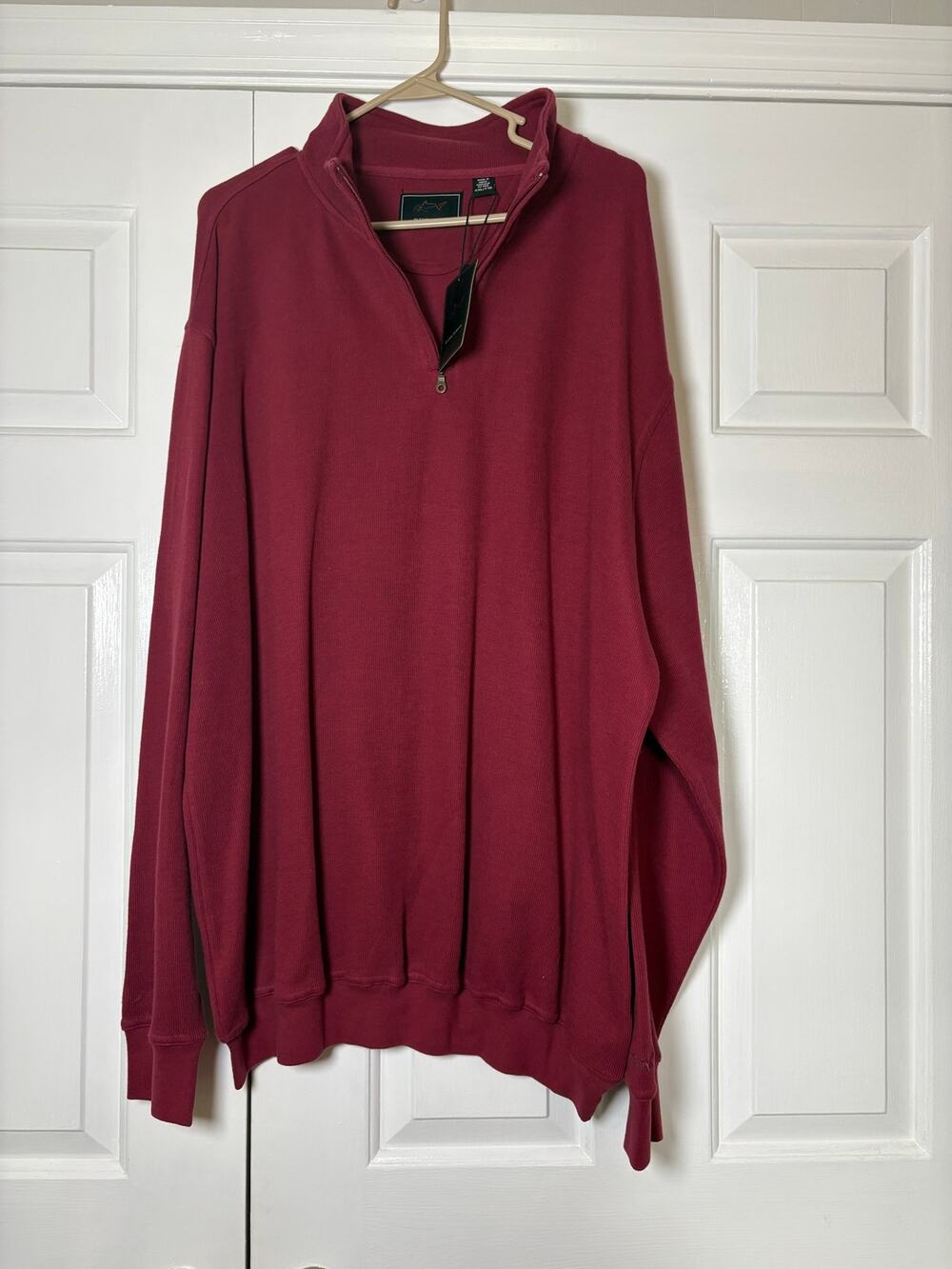 Greg Norman Mens XXL Long Sleeve BNWT Quarter Zip Pullover Sweater